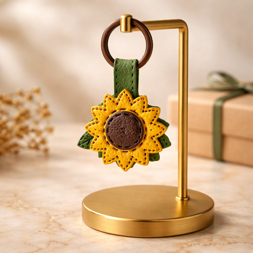Sunflower Keychain